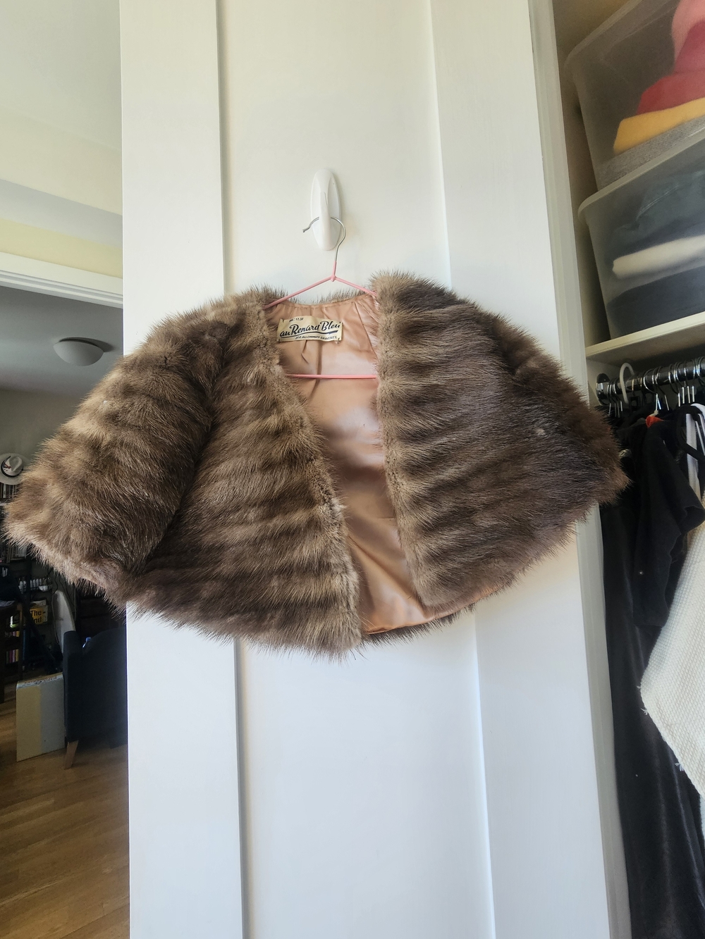 100% Real Fur Cape